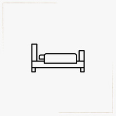bed line icon