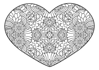 Decorative ornamental  heart.