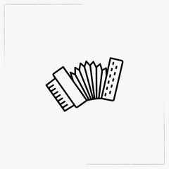 accordion line icon