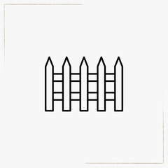 fence line icon