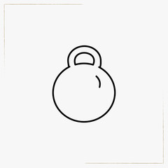weight line icon