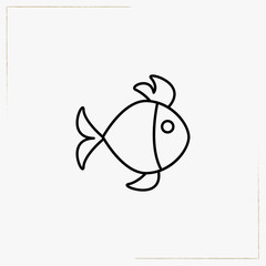 fish line icon