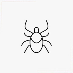 beetle line icon