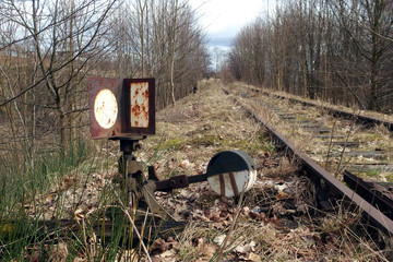 Nieczynna linia kolejowa Sierakowice - Kartuzy © Iwona