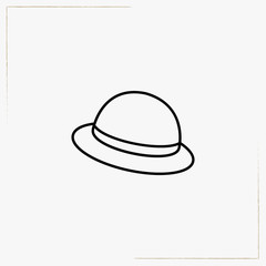 hat line icon