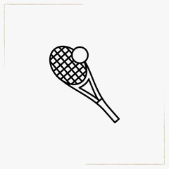 tennis line icon