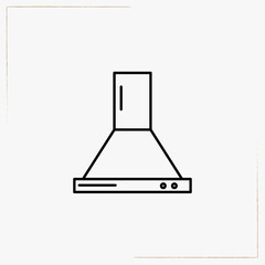 exhauster line icon