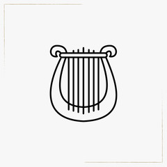 harp line icon