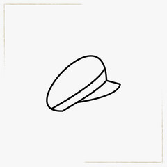 hat line icon
