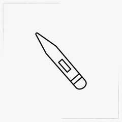 pregnancy test line icon