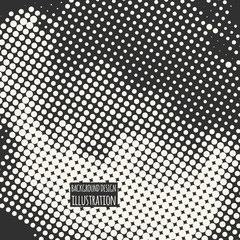 abstract grunge halftone dot texture