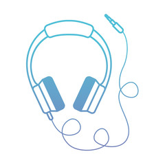 earphones sound isolated icon vector illustration design