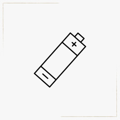 battery line icon