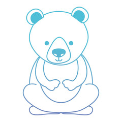 Obraz na płótnie Canvas cute bear teddy character vector illustration design