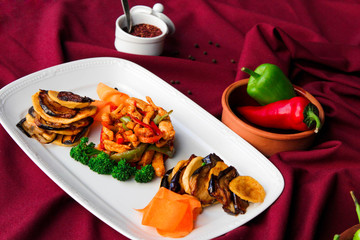 Mexican chicken with vegetables