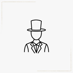 coachman line icon