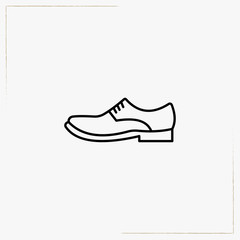 shoe line icon