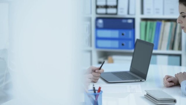 Doctor's visit at the clinic