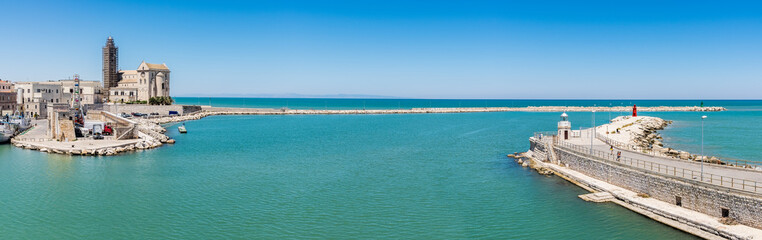 Panoramic view of Trani, Puglia, Italy
