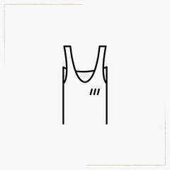 t shirt line icon