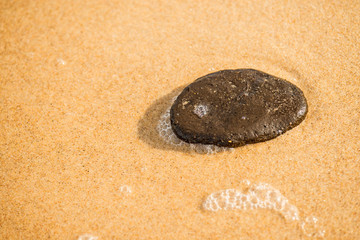 Fototapeta na wymiar pebble stone on a beach