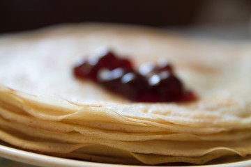 hot delicious fhesh fried pancakes