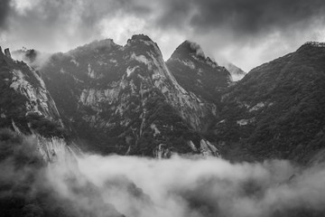 Obraz premium Mount Huang with Fog