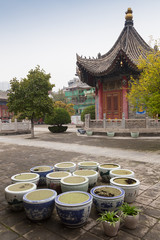 Pagoda architecture in China.