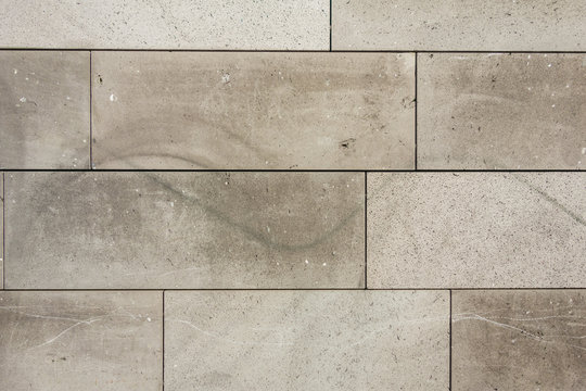 grey marble facace in detailed view - for textures