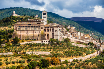 Assisi - Province of Perugia, Umbria Region, Italy - obrazy, fototapety, plakaty