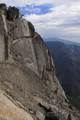 Moro Rock Lookout in Sequoia NP in California in the USA
