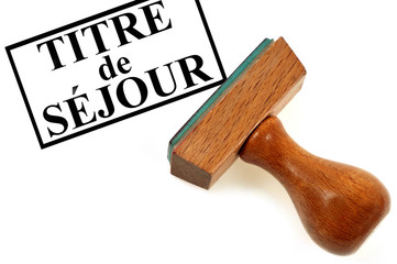Tampon titre de séjour