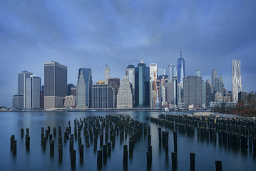 Fototapeta na wymiar Skyline of Manhattan