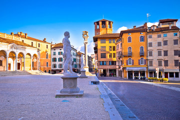 Piazza della Liberta square in Udine landmarks view