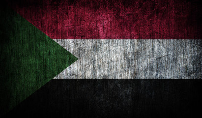Abstract flag Sudan, Africa
