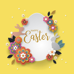 Easter holiday banner design
