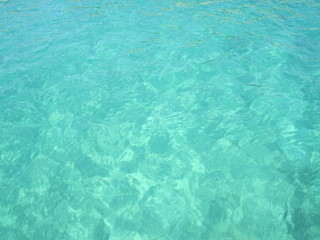 Wonderful crystal clear water