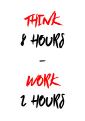 THINK & WORK