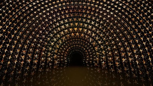 Golden Star Stage Arcs