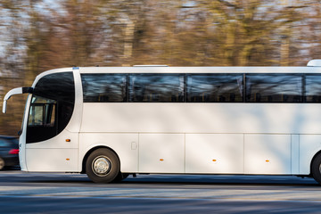 passenger bus speeding