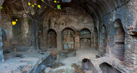 Ruins of ancient Greek, Antalya, Turkey