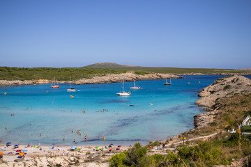 Obraz premium Son Parc beach in Menorca, Spain
