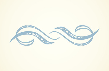 Vignette. Vector drawing