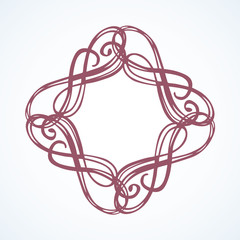 Vignette. Vector drawing