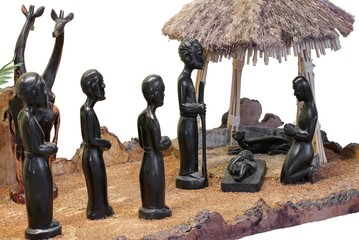 Nativity scene from Tanzania