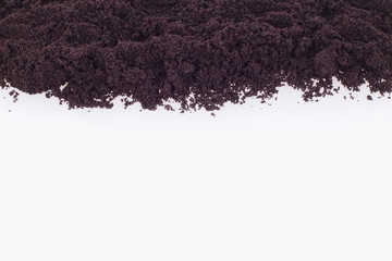 Acai Amazonian fruit powder - text space