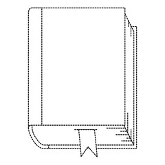 text book closed isolated icon vector illustration design