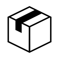 Box line simple icon