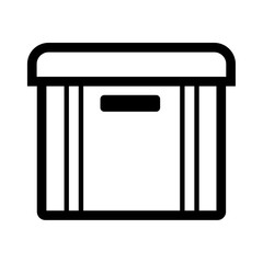 Box line simple icon