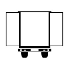 Box line simple icon